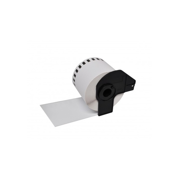 DK22246 BROTHER Etiquetas Adhesivas Compatibles - 103mm x 30 48 metros - Texto Negro fondo Blanco