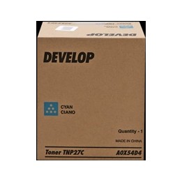 DESCATALOGADO - Toner Original DEVELOP TNP27C A0X54D4 Cyan para Ineo +25