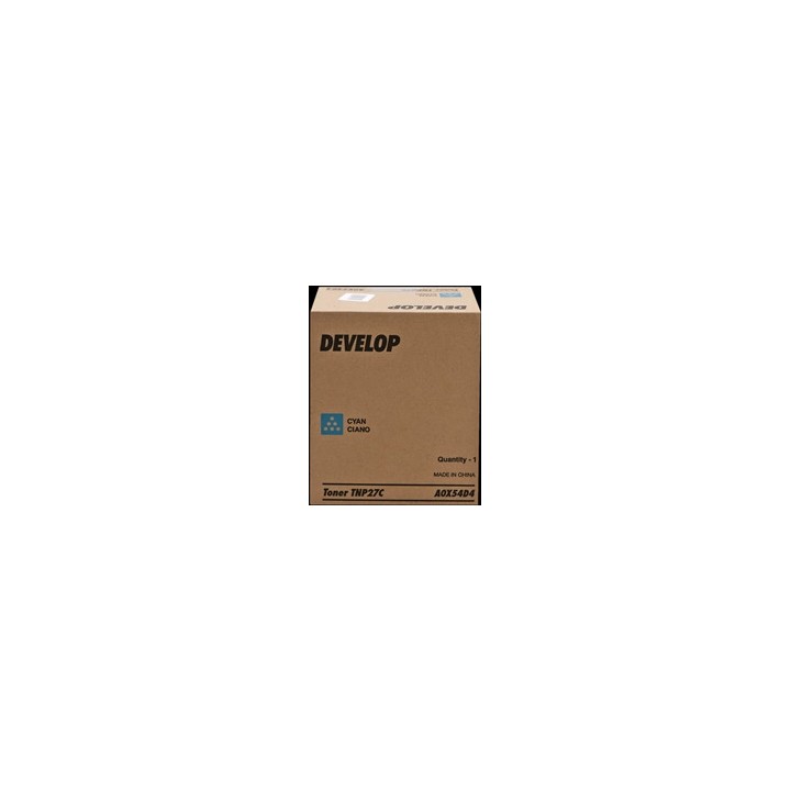 DESCATALOGADO - Toner Original DEVELOP TNP27C A0X54D4 Cyan para Ineo +25
