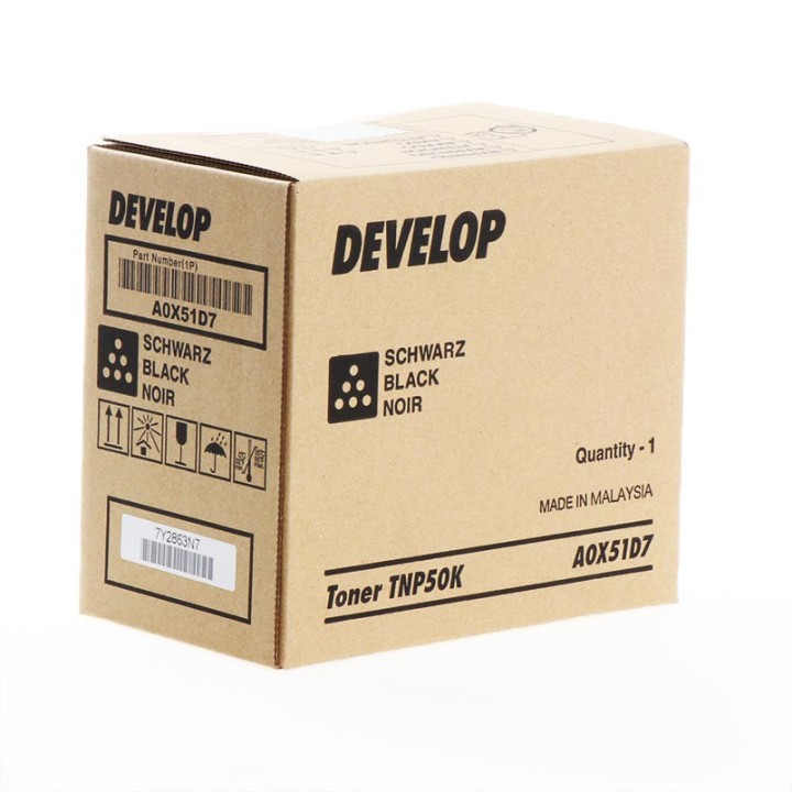 DESCATALOGADO - Toner Original DEVELOP TNP50K A0X51D7 Negro para Ineo +3100 (5k)
