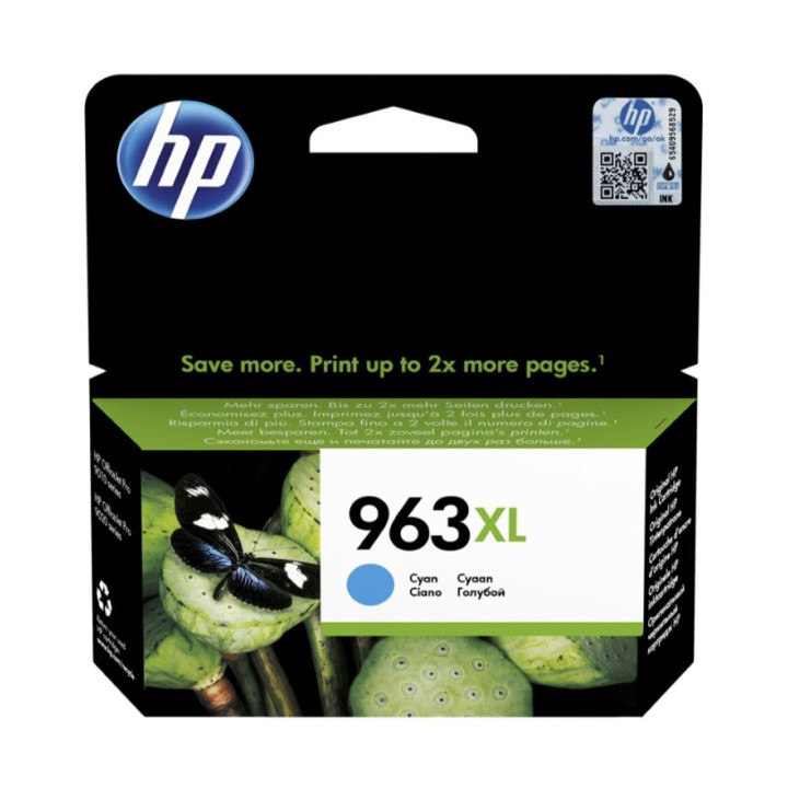 Tinta Original HP 963XL 3JA27AE Cyan para Officejet 9010 (1. 6k)