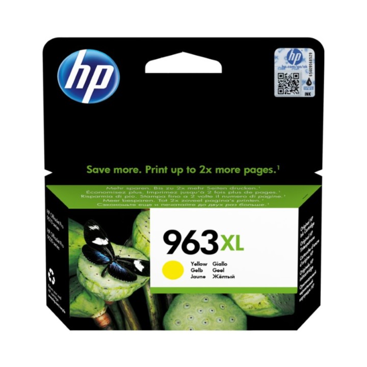 Tinta Original HP 963XL 3JA29AE Amarillo para Officejet 9010 (1. 6k)