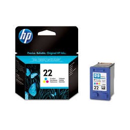 DESCATALOGADO - Tinta Original HP 22 C9352AE Tricolor