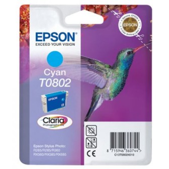 Tinta Original EPSON T0802 C13T08024011 Cyan