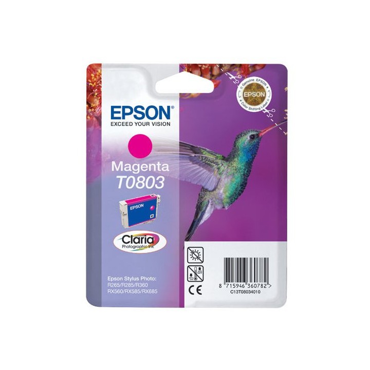 Tinta Original EPSON T0803 C13T08034011 Magenta