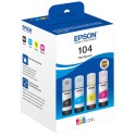 Multipack de Botellas de Tinta Original EPSON 104 C13T00P640