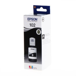 Botella de Tinta Pigmentada Original EPSON 102 C13T03R140 Negro