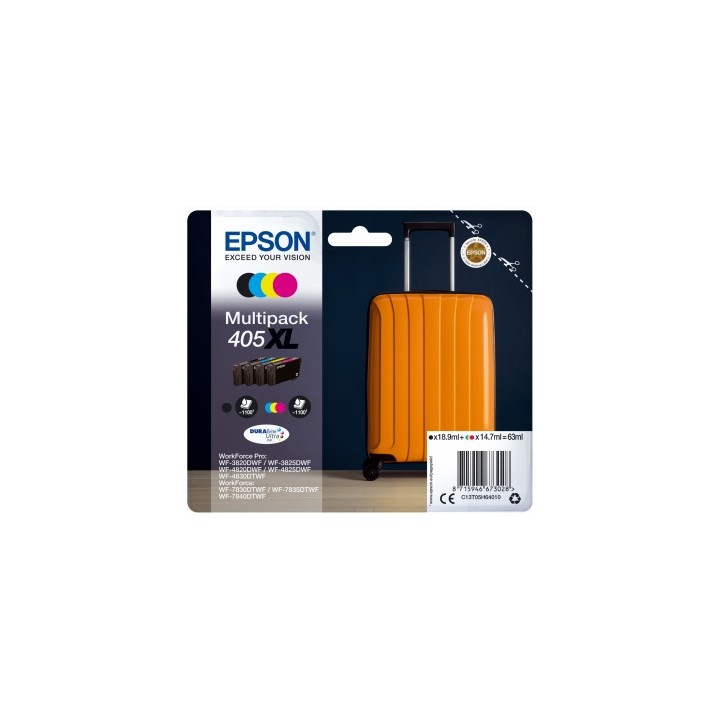Tinta Original EPSON 405XL C13T05H64010 Multipack 4 Cartuchos