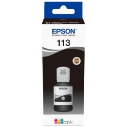 Botella de Tinta Pigmentada Original EPSON 113 C13T06B140 Negro