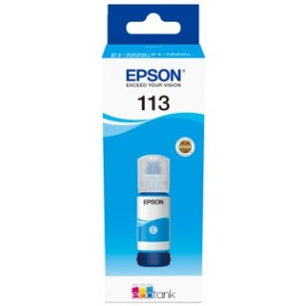 Botella de Tinta Pigmentada Original EPSON 113 C13T06B240 Cyan