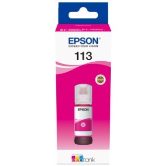Botella de Tinta Pigmentada Original EPSON 113 C13T06B340 Magenta