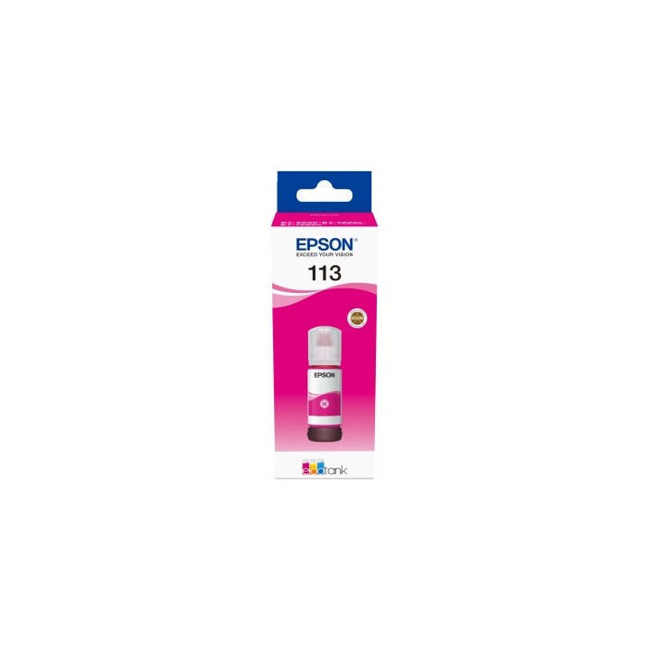 Botella de Tinta Pigmentada Original EPSON 113 C13T06B340 Magenta