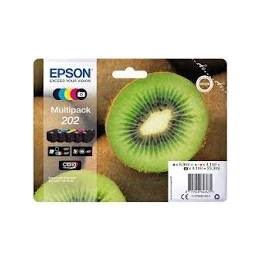 Tinta Original EPSON 202 T02E7 C13T02E74010 Multipack 5 Cartuchos