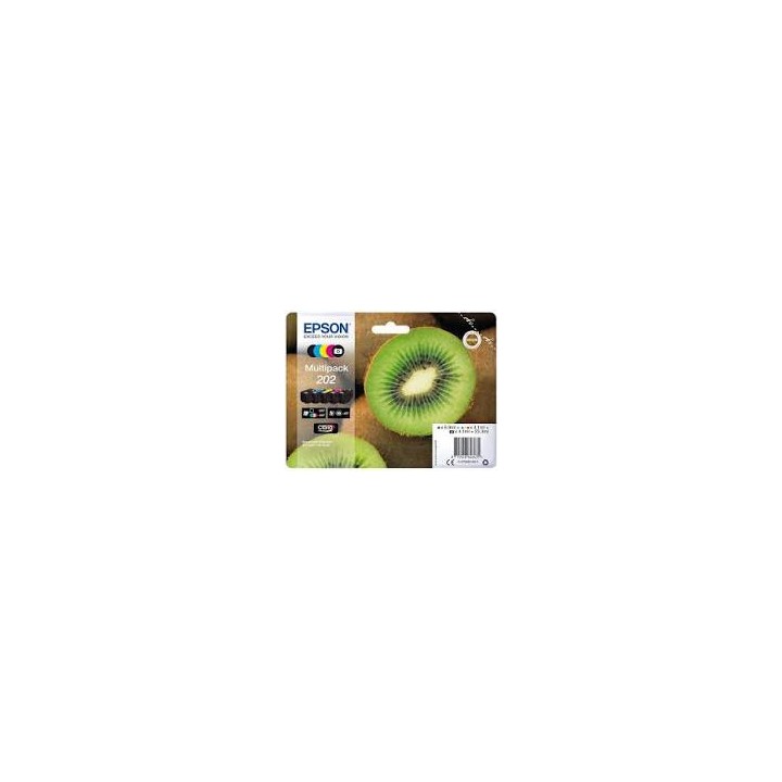 Tinta Original EPSON 202 T02E7 C13T02E74010 Multipack 5 Cartuchos