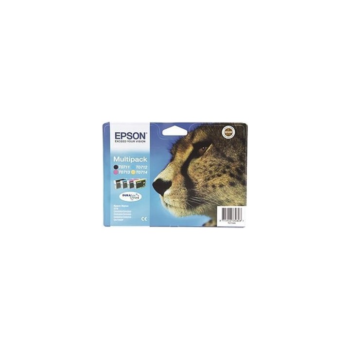 Tinta Original EPSON T0715 C13T07154010 Multipack 4 Cartuchos