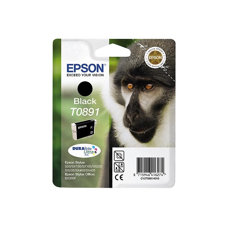 Tinta Original EPSON T0891 C13T08914011 Negro