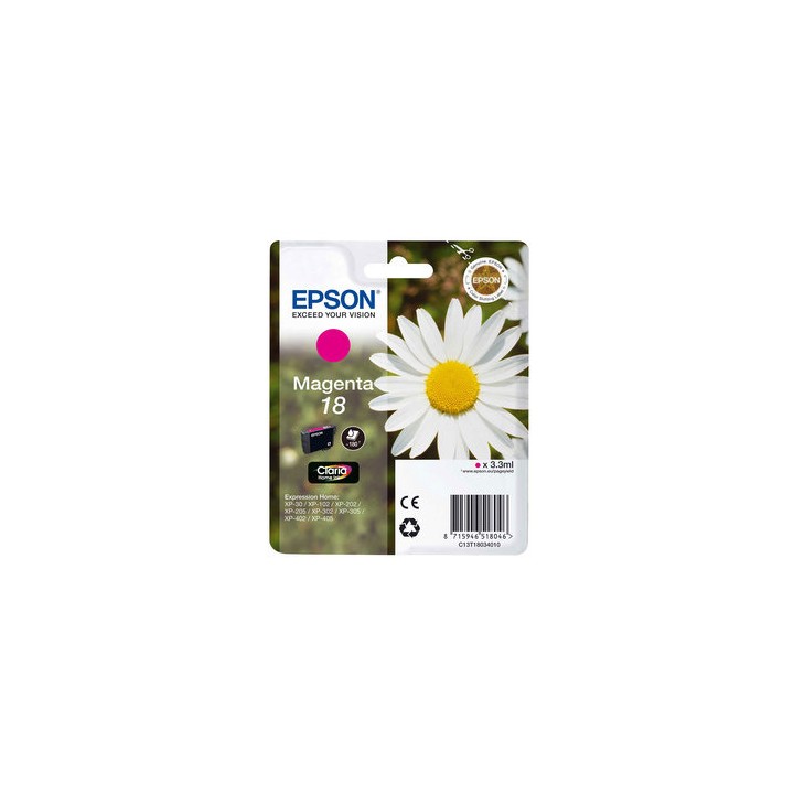 Tinta Original EPSON 18 T1803 C13T18034010 Magenta