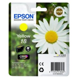 Tinta Original EPSON 18 T1804 C13T18044010 Amarillo