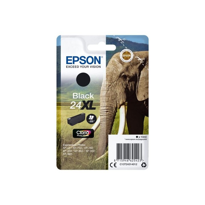 Tinta Original EPSON 24XL T2431 C13T24314010 Negro