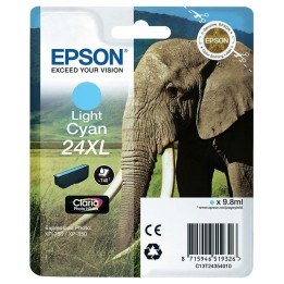 Tinta Original EPSON 24XL T2435 C13T24354010 Cyan Light