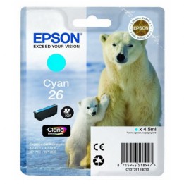 Tinta Original EPSON 26 T2612 C13T26124010 Cyan