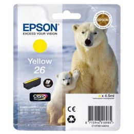Tinta Original EPSON 26 T2614 C13T26144010 Amarillo