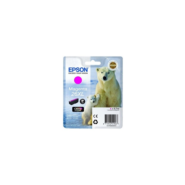 Tinta Original EPSON 26XL T2633 26XL C13T26334010 Magenta