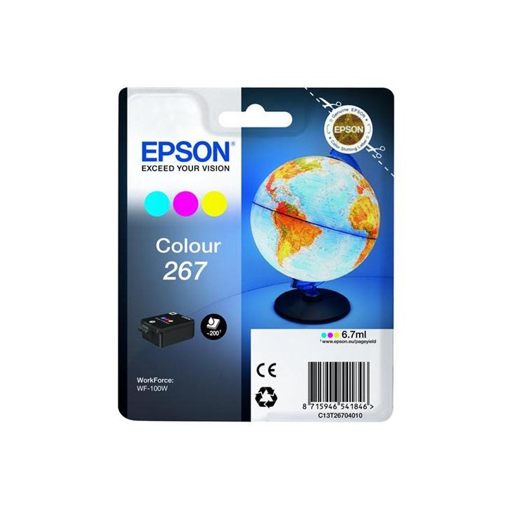 Tinta Original EPSON T267 C13T26704010 Tricolor