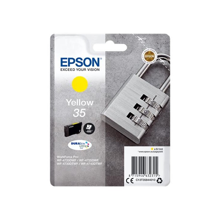 Tinta Original EPSON 35 T3584 C13T35844010 Amarillo