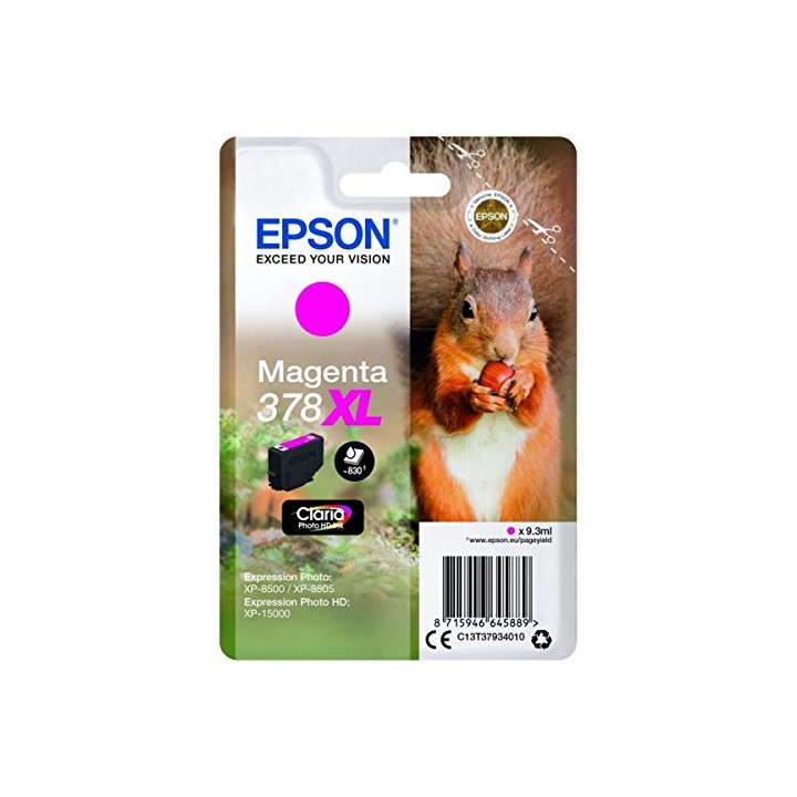 Tinta Original EPSON 378XL T3793 C13T37934010 Magenta