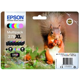 Tinta Original EPSON 378XL T3798 C13T37984010 Multipack 6 Cartuchos