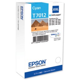 Tinta Original EPSON T7012 C13T70124010 Cyan