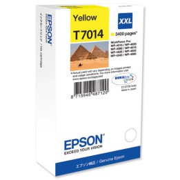 Tinta Original EPSON T7014 C13T70144010 Amarillo