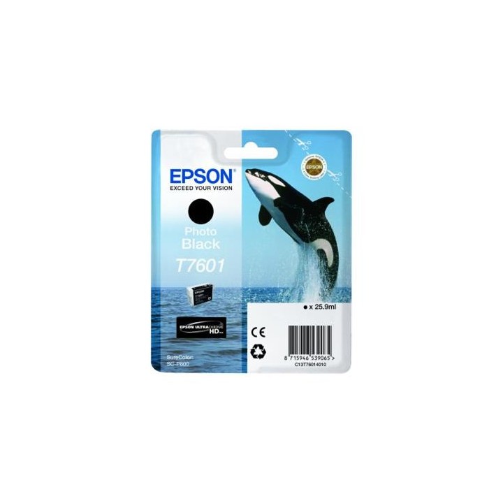 Tinta Original EPSON T7601 C13T76014010 Negro Photo