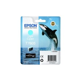 Tinta Original EPSON T7605 C13T76054010 Cyan Light