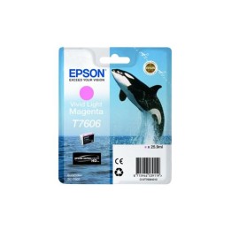 Tinta Original EPSON T7606 C13T76064010 Magenta Light