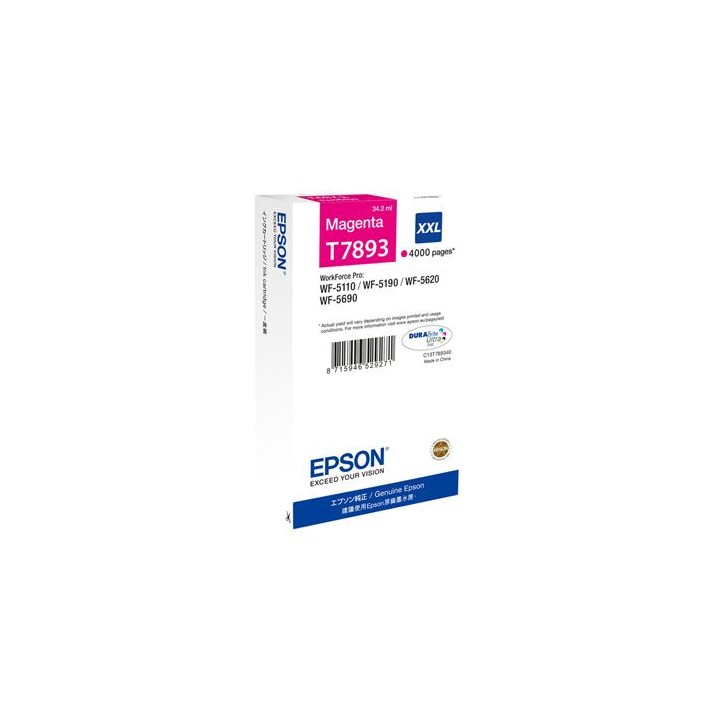 Tinta Original EPSON T7893 C13T789340 Magenta (4k)