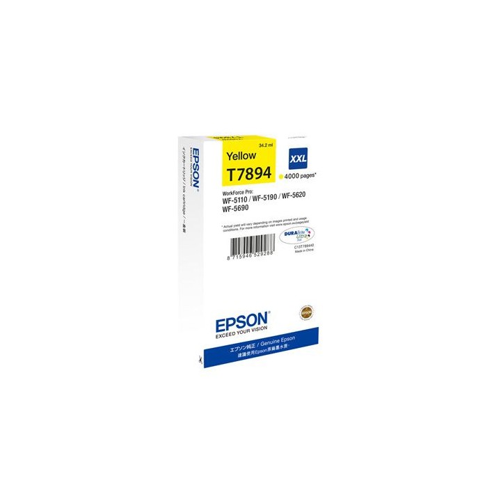 Tinta Original EPSON T7894 C13T789440 Amarillo (4k)