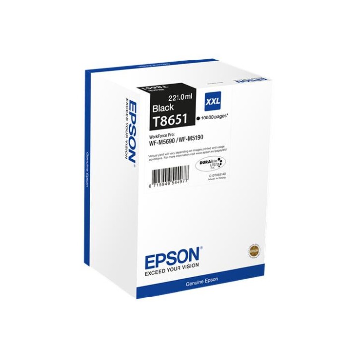 Tinta Original EPSON T8651 C13T865140 Negro
