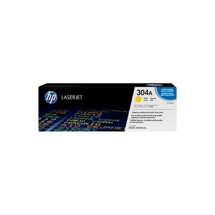 Toner Original HP CC532A (304A) Amarillo (2. 8k)