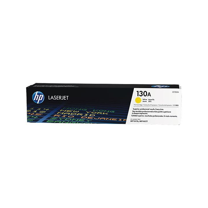 Toner Original HP HP CF352A (130A) Amarillo para Laserjet M176 M177 (1k)
