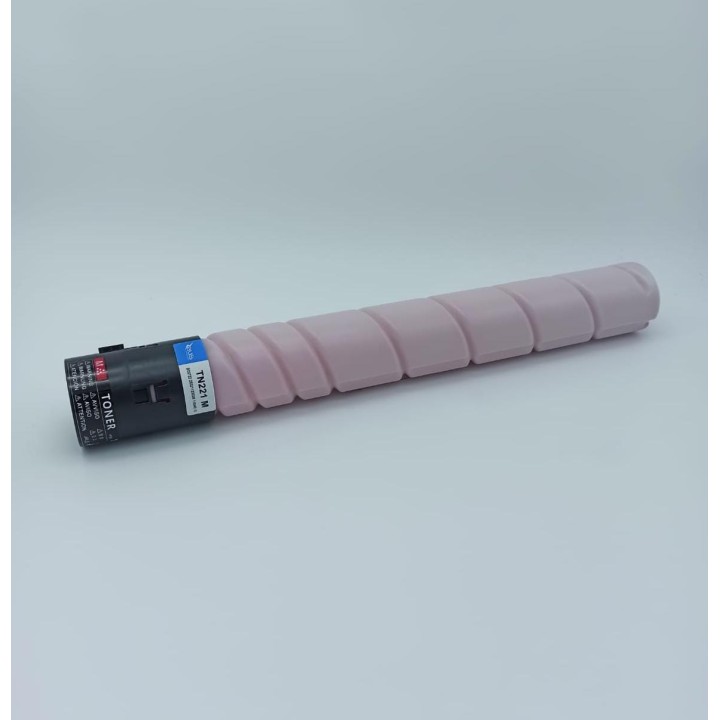 Toner Compatible KONICA MINOLTA TN221M A8K3350 Magenta para Bizhub C227 C267 C287 (21k)