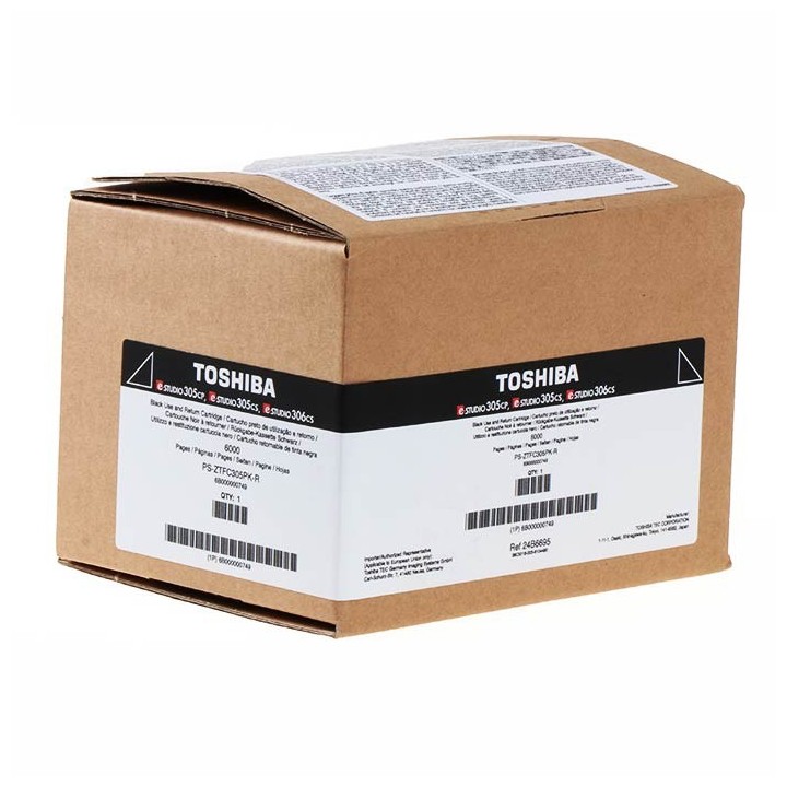 Toner Original TOSHIBA T-305PK-R 6B000000748 6B000000749 Negro para e-Studio 305CS (6k)