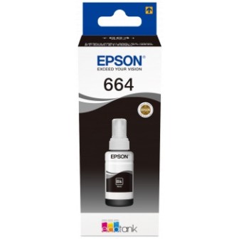 Botella de Tinta Original EPSON T6641 C13T664140 Negro