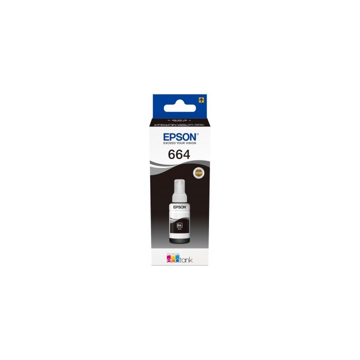 Botella de Tinta Original EPSON T6641 C13T664140 Negro