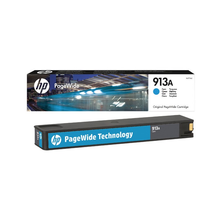 Tinta Original HP 913A F6T77AE Cyan