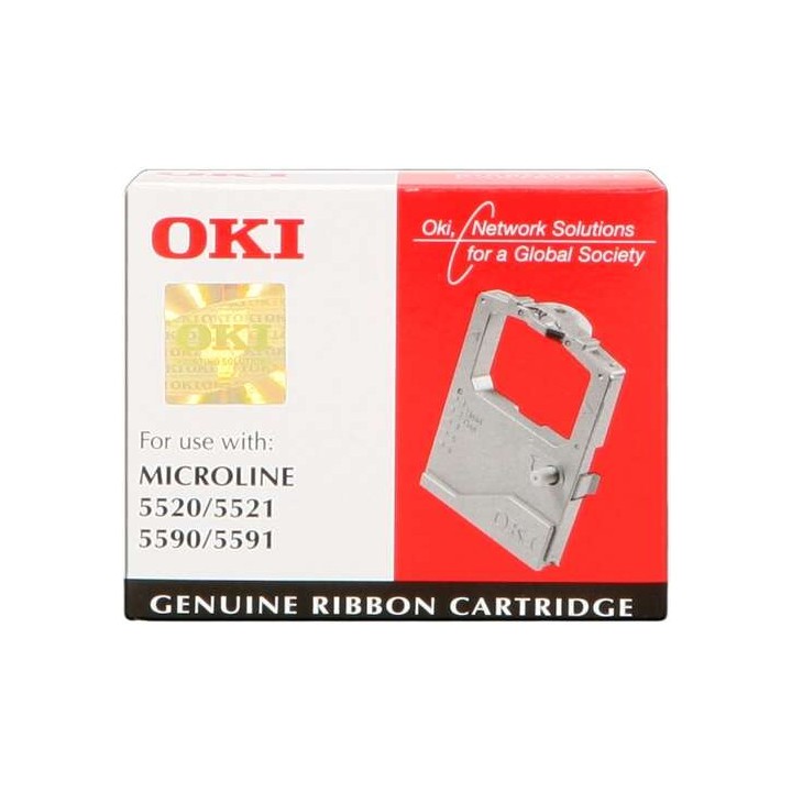 Cinta Matricial Original OKI 01126301 Negro para ML5520 ML5521 ML5590 ML5591