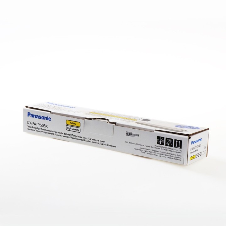 Toner Original PANASONIC KX-FATY508X Amarillo para MC6255 6020