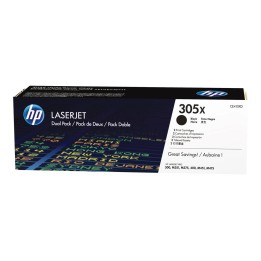 DESCATALOGADO - Toner Original HP CE410XD (305X) (Pack 2 Uds) Negro para Laserjet PRO400 color M451