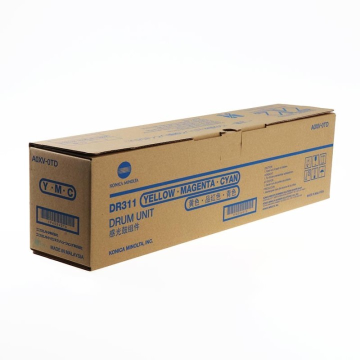 Unidad de Tambor Original Color KONICA MINOLTA DR313C A7U40TD para Bizhub C258 C308 C368 C458 C558 C658